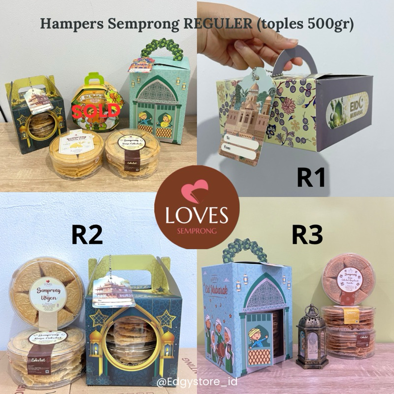 

Lovesemprong Idul Fitri Packaging Paket lebaran Hampers Semprong Kado Hadiah
