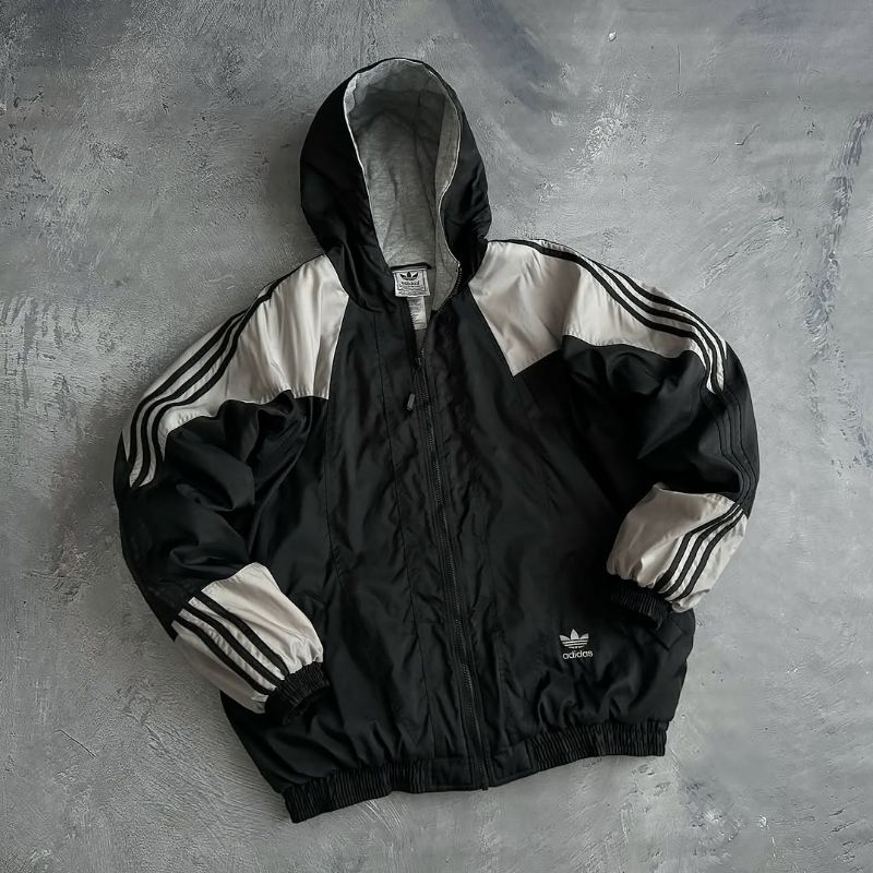 Windbreaker Jaket-Jaket Parasut Outdor adidas Pria wanita  Full Tag&Lebel//Jaket Olahraga//Jaket Cas