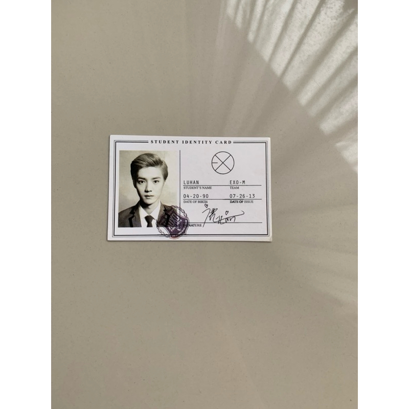 EXO XOXO Album - Luhan Photocard