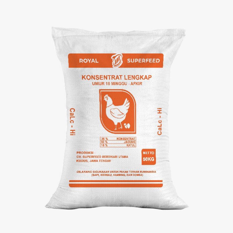Konsentrat Ayam Petelur Omega 50 kg Royal Superfeed