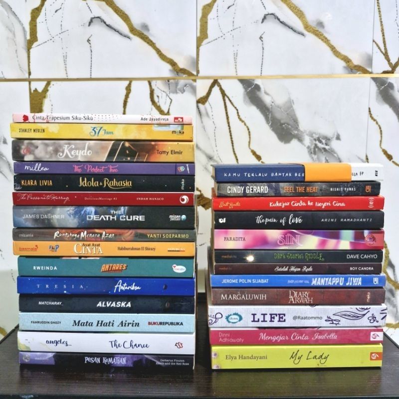 Buku Novel Original part 4 Wattpad FREE Merchandise (preloved/second/bekas)