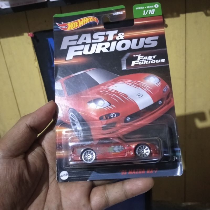 hotwheels 95 mazda rx7 fast and furious wave 2