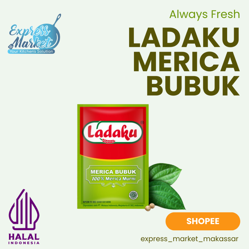 

Ladaku Merica Bubuk Bumbu Merica Instant Sachet 2,5gr