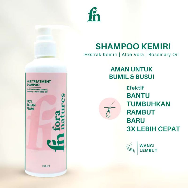 Fora Natures Shampoo Kemiri PemanjangRambut Cepat