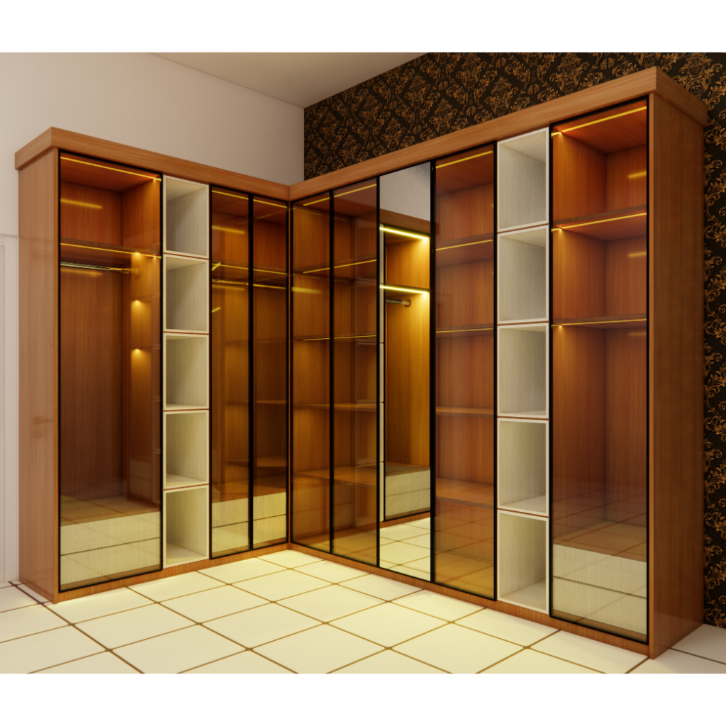 ALMARI PAKAIAN / FURNITURE COSTUM / FURNITURE KAYU HPL