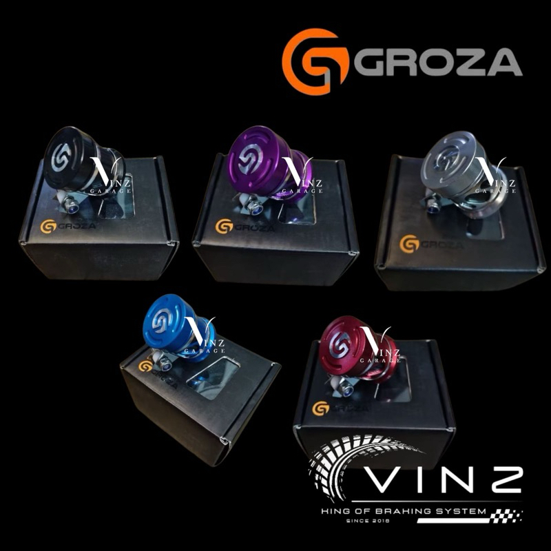 Tabung Minyak Rem Groza CNC Small // Tabung Minyak Rem Groza Kecil CNC Original By Groza