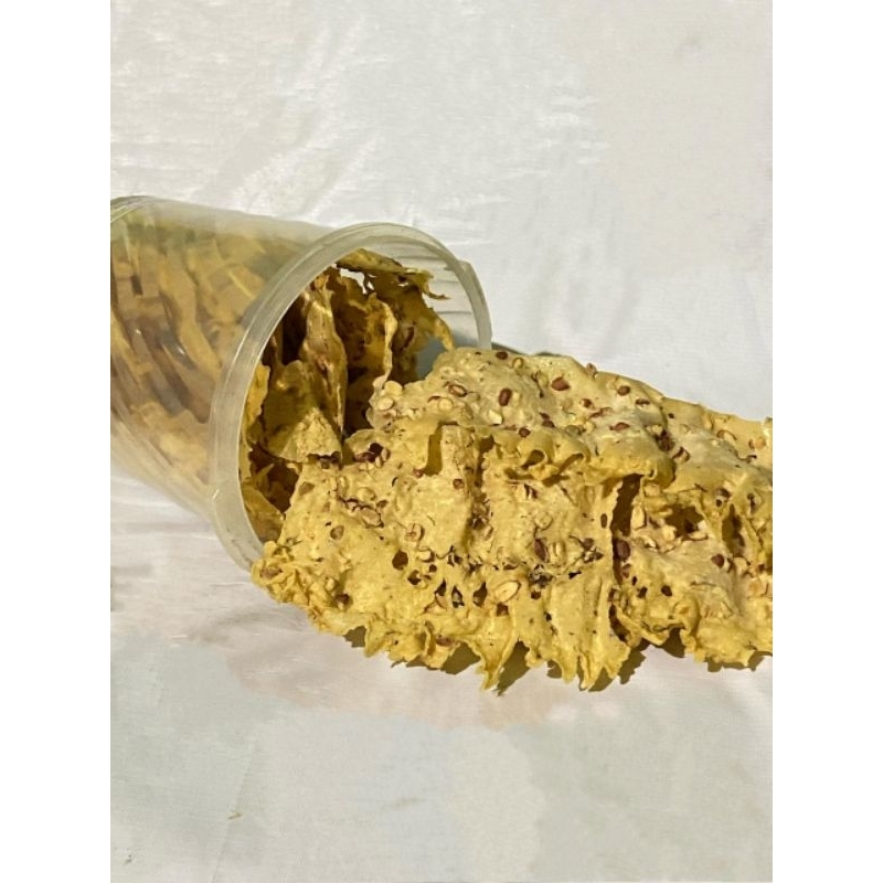 

Peyek Kacang Tanah 500g FREE TOPLES