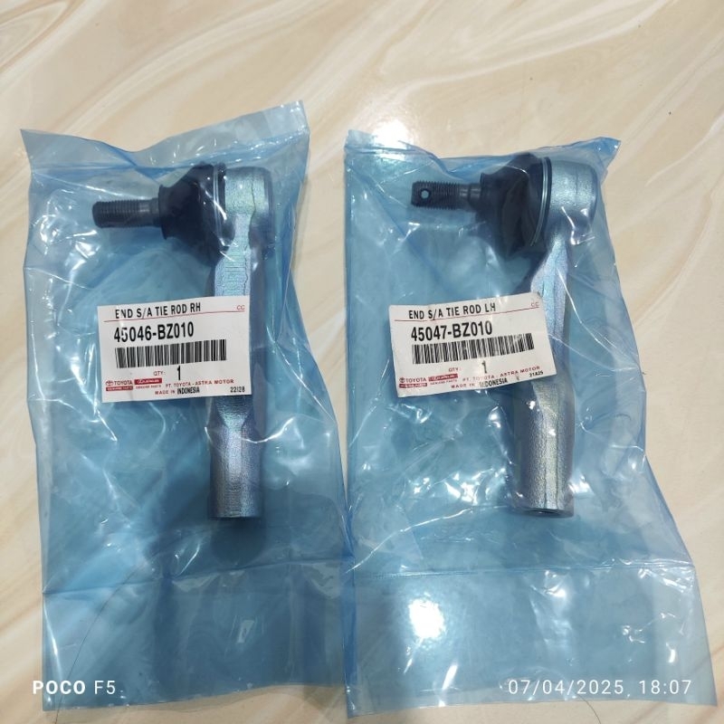 Tie rod/ tirod Toyota Avanza lama (THN 2004-2021) original harga per set
