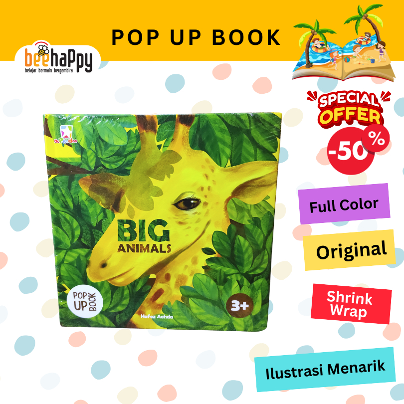 Buku Pop Up Anak BIG ANIMALS