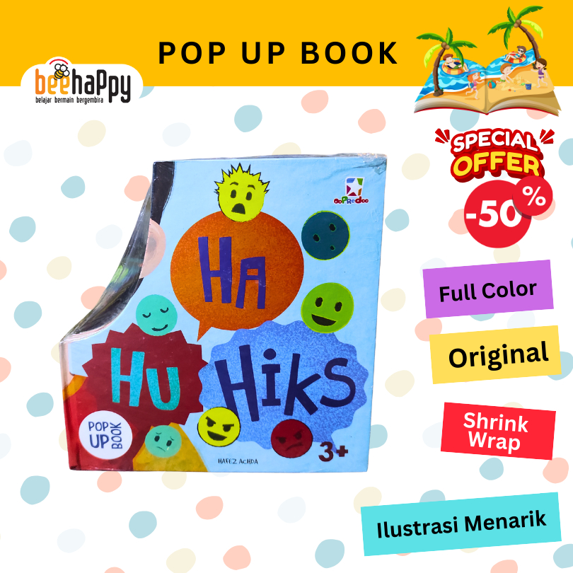 Pop Up Book Buku Pop Up Anak HU HA HIKS