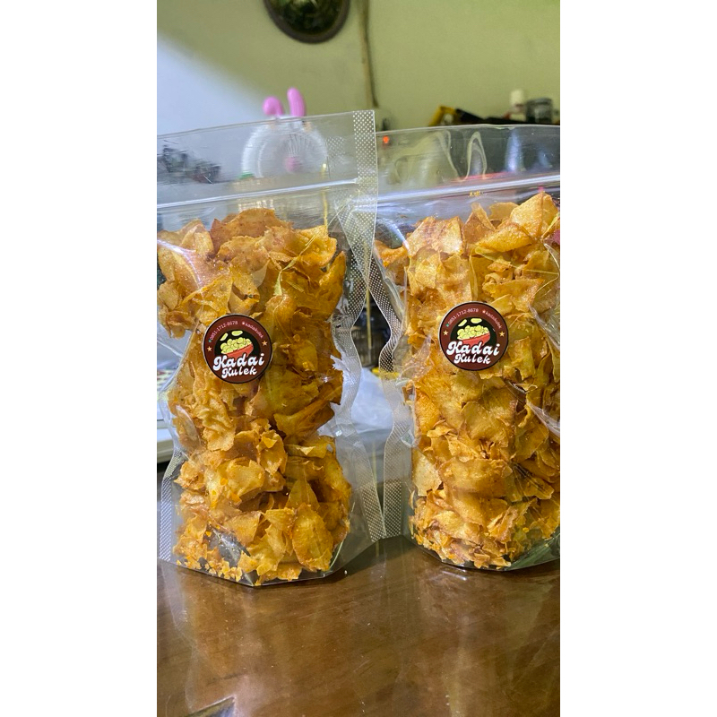 

Keripik Singkong Kriwil/Keripik Ubi Balado