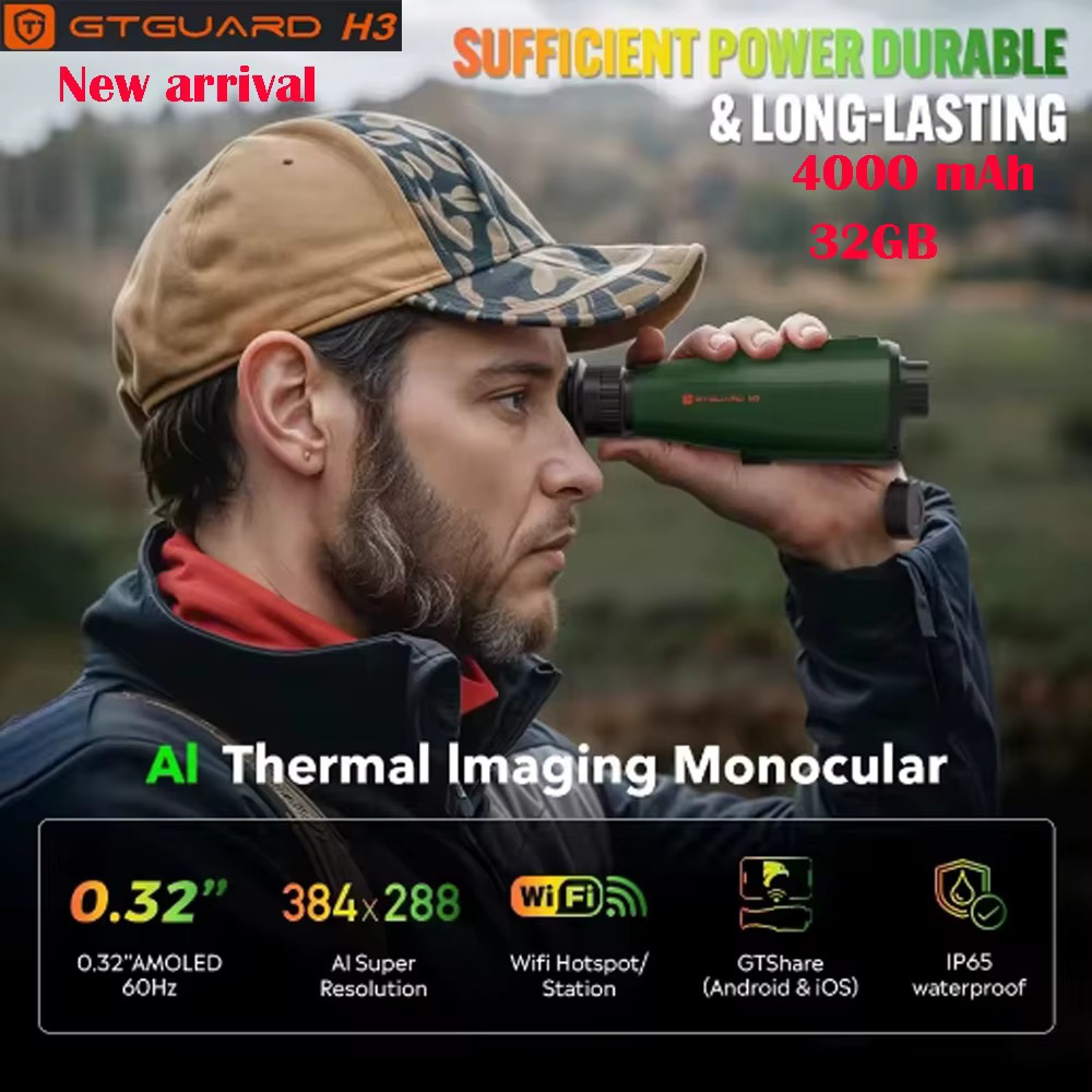 GTGUARD H3 Thermal Monocular Imaging teropong malam