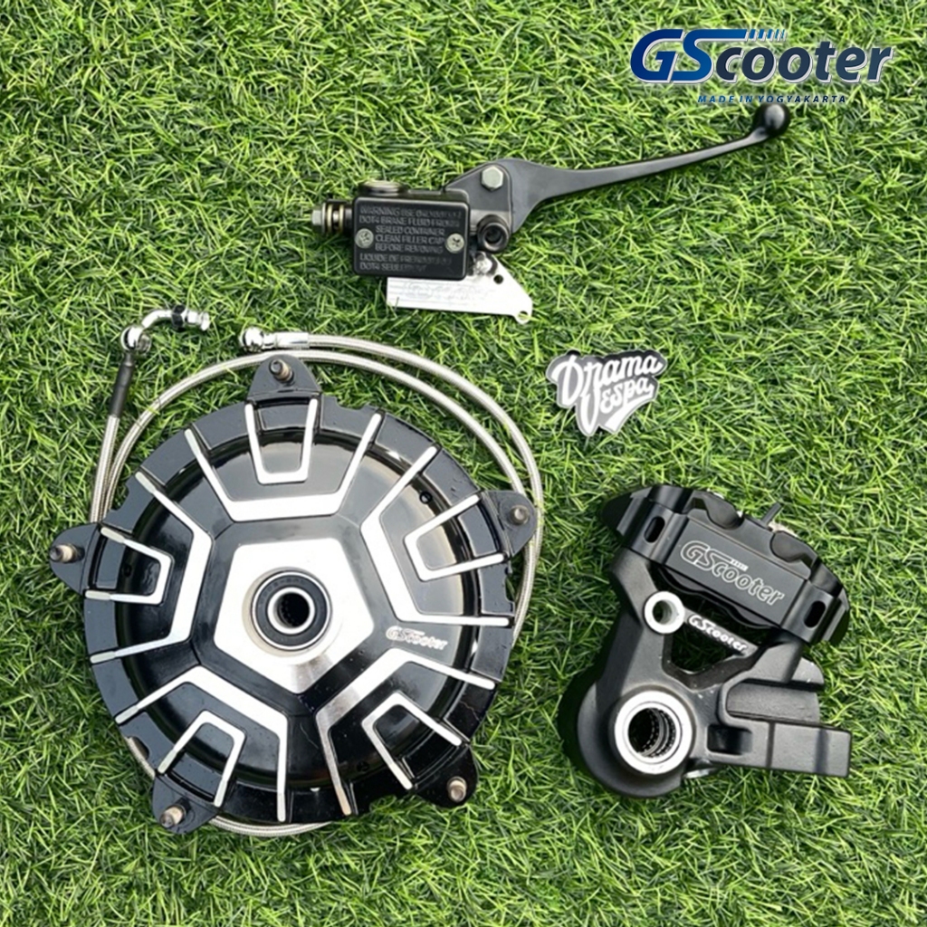 Cakram Vespa Ring 10 kaki 2 set GScooter untuk PX Series Excel Spartan