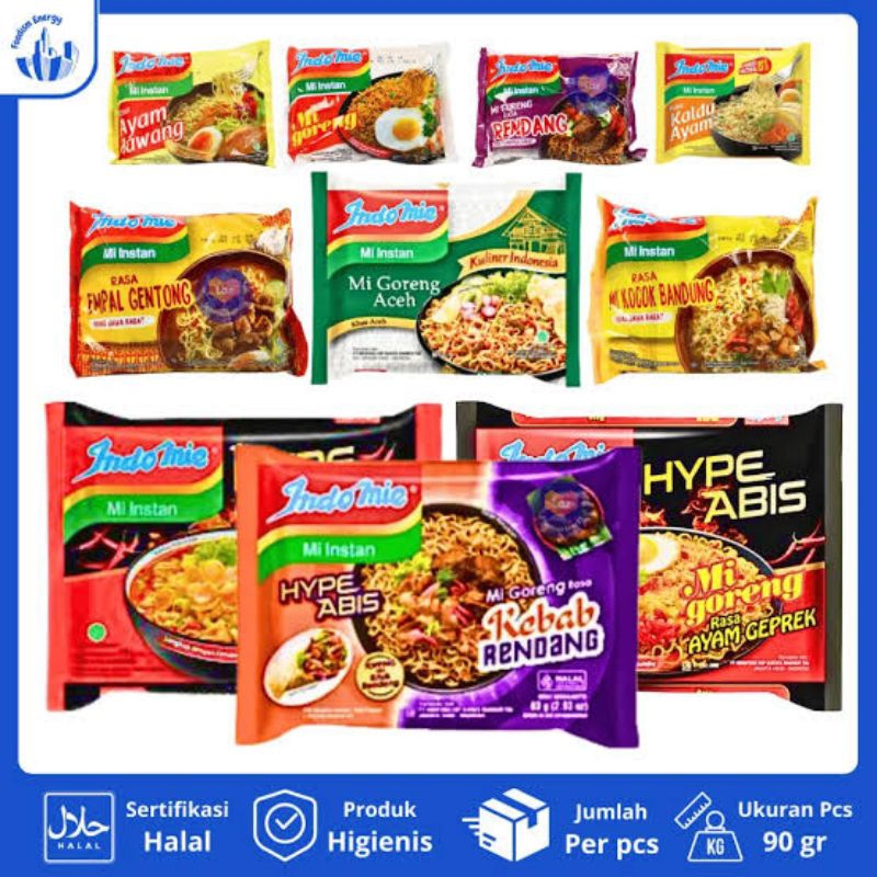 

INDOMIE KUAH AYAM BAWANG | SOTO | KARI AYAM | SEBLAK HOT NETTO 75 GR