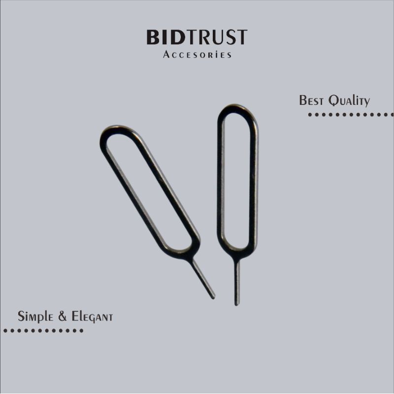SIM CARD EJECTOR • Jarum Kuat Anti Bengkok Hp Jarum Pembuka Sim Card Slot Tray Besi Tebal Colokan Tu
