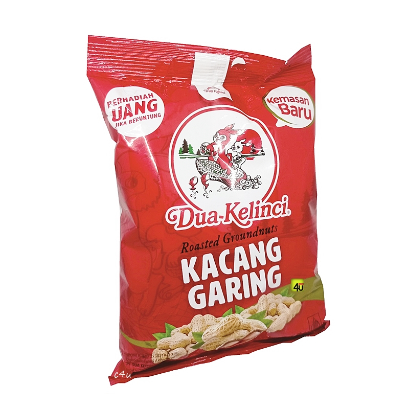 

Dua kelinci kacang kulit garing 75 gram