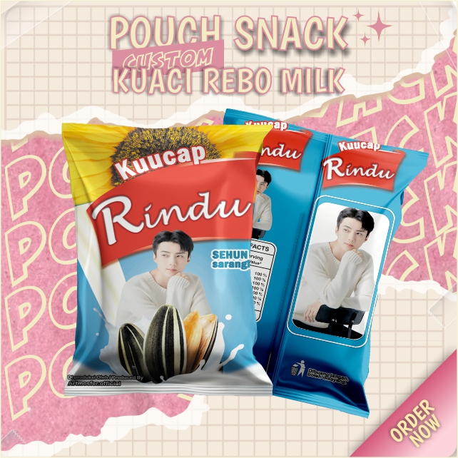 

Snack Pouch Jumbo Custom Kuaci Reb0 Milk