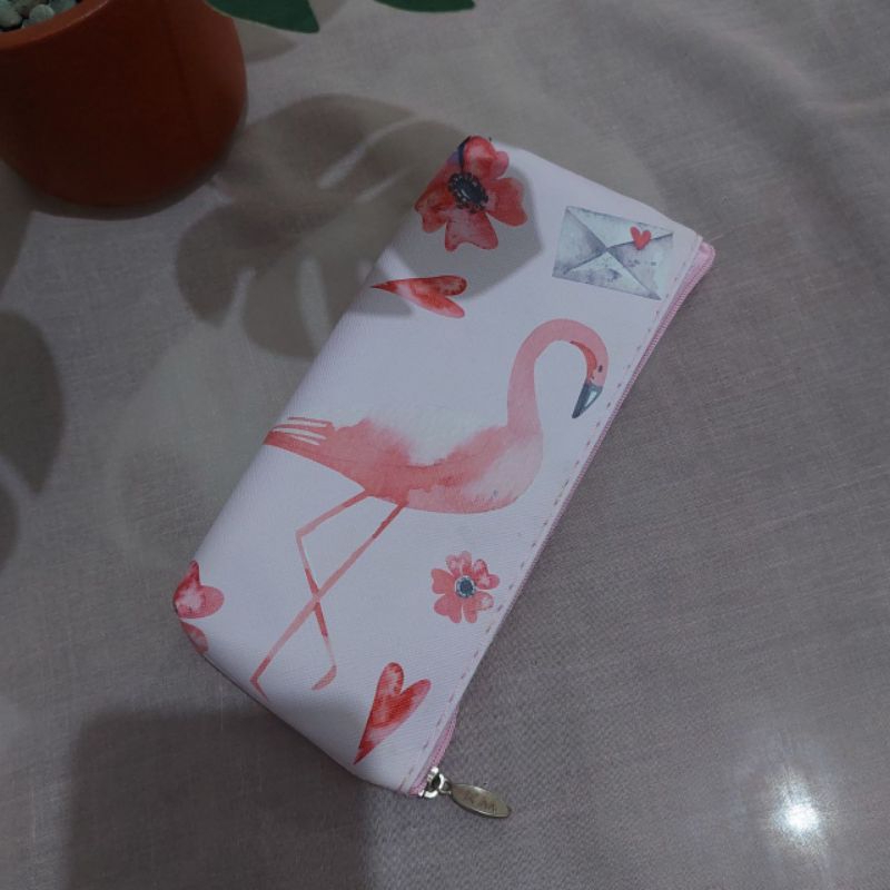 

[YOBANA] KOTAK PENSIL TEMPAT PENSIL PENCIL CASE FLAMINGO PINK AESTHETIC LUCU UNIK