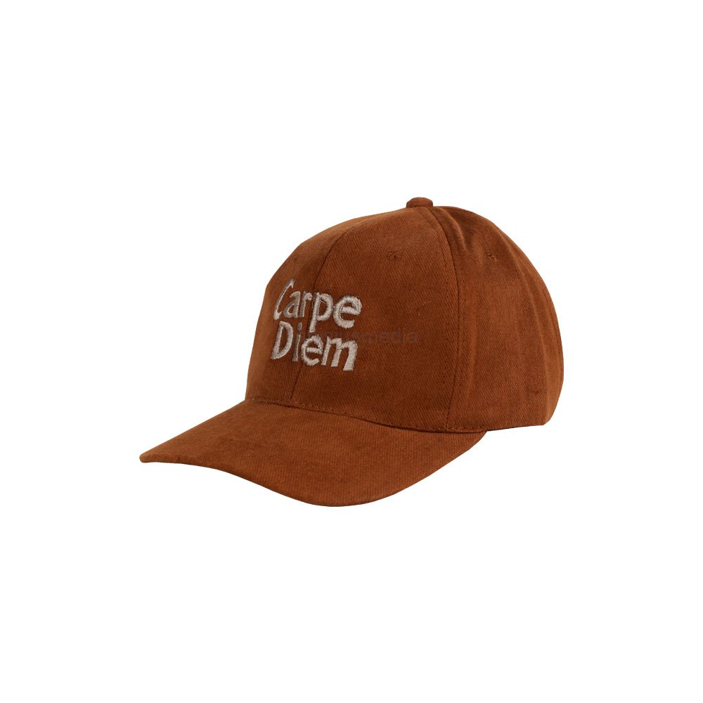 Topi Rapel Carpe Diem Warna Coklat
