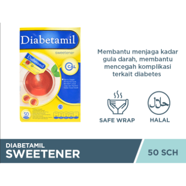 

Diabetamil sweetener 50 sachet