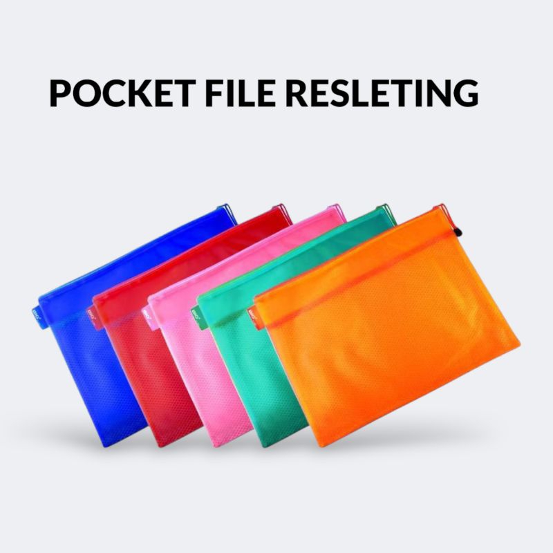 

POCKET ZIPPER FILE RESLETING F4 (PCS)