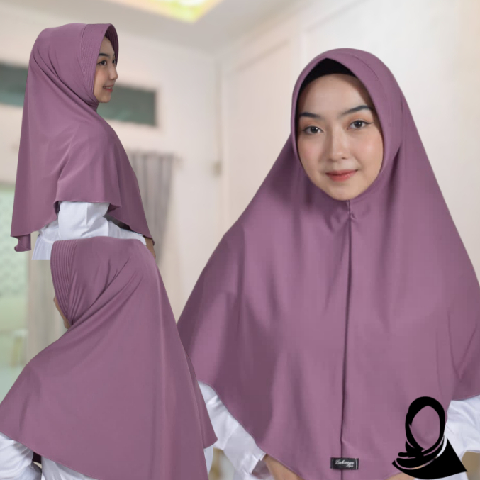Hijab Sport Bergo Hamidah Kerudung instan jersey jilbab Langsungan Menutup dada ukuran S M L Terbaru