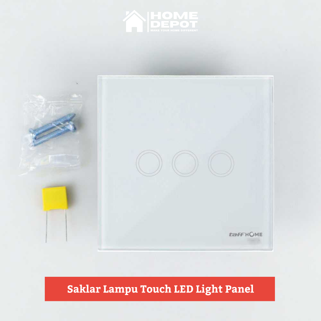 Saklar Lampu Rumah LED Touch Luxury Light Panel