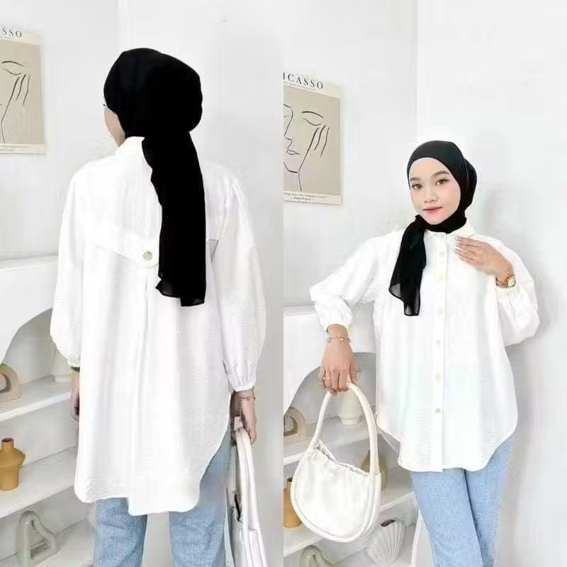 atsan.wanita lengan panjang kekinian terlaris