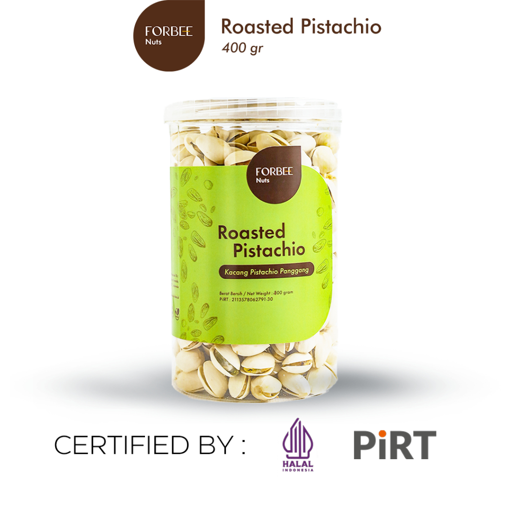 

Kacang Pistachio Panggang Forbee 400g | Pistachio Roasted | Snack Sehat | Cemilan Sehat Kacang Kacangan