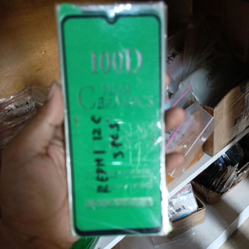 TEMPERED GLASS ANTI STATIC REDMI 12C