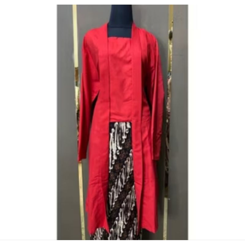 Kebaya Tunik Kutubaru Modern bahan Katun Premium/Kebaya Kutubaru Tunik Modern