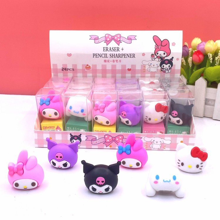 

PK162 SERUTAN PENSIL BAHAN KARET KARAKTER SANRIO
