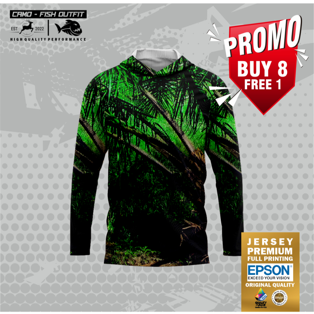 Baju camo hunting Pakaian Berburu Motif Sawit 1