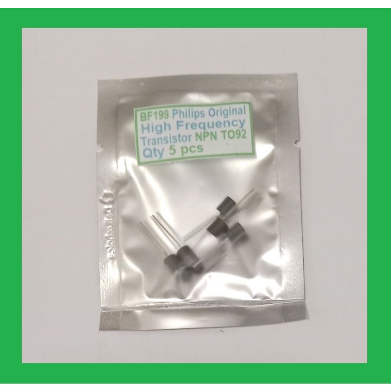 Qty 5 pcs BF199 Philips Original High Frequency Transistor NPN TO92