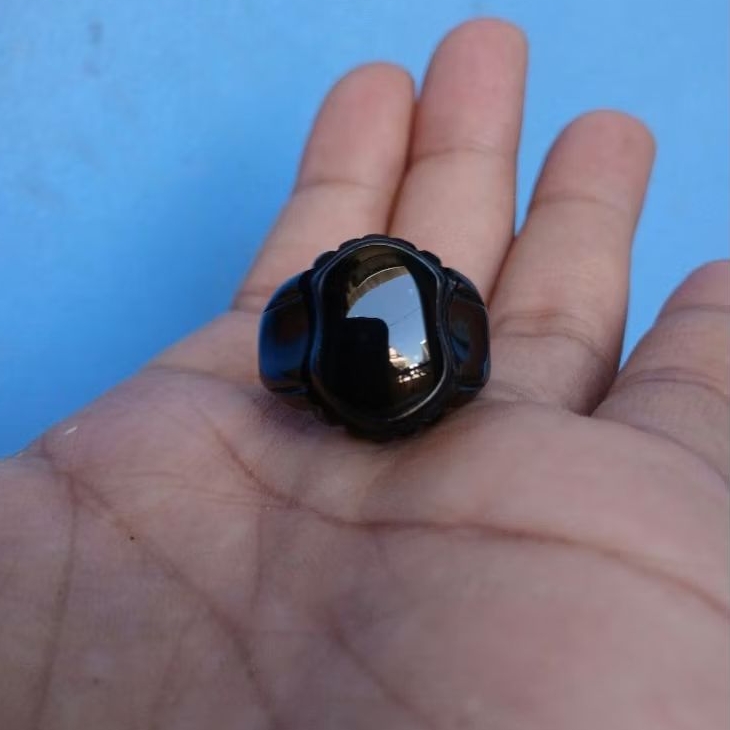 cincin batu akik yaman wulung baturaja terompah