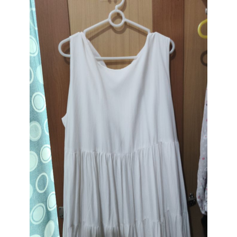 Dress wanita putih polos Merk InKano Preloved