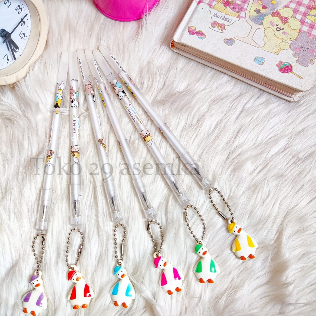 

PULPEN GANTUNGAN BEBEK BERTOPI PEN PENA BOLPEN BOLPOIN LUCU ANAK ALAT TULIS SEKOLAH MURAH TERMURAH