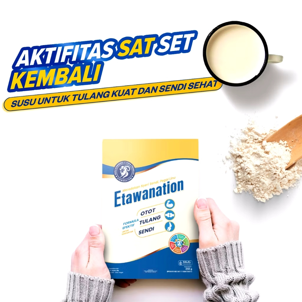 

Susu Kambing Etawanation Original Solusi Sendi Rematik dan Asam Urat Susu Kambing Plus Kolagen