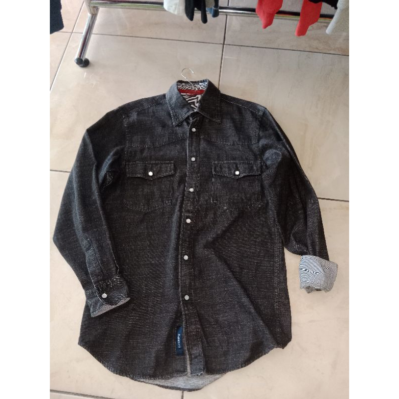 kemeja zegna sport size s