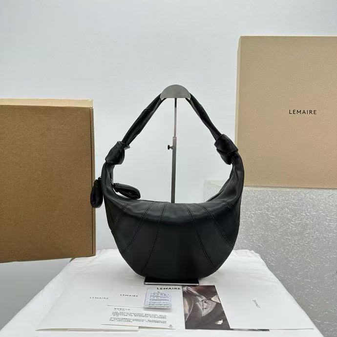 Lemaire FORTUNE Songbag Shoulder Bag Sheepskin Deep Chocolate 8849