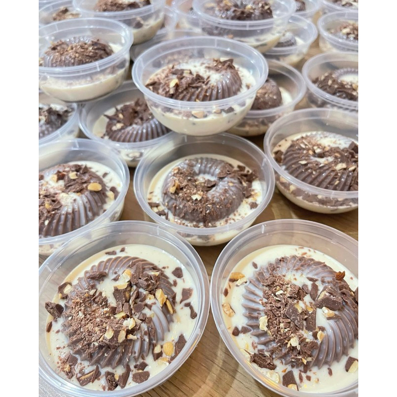 Puding Coklat Silverqueen | Puding silverqueen | Puding siram | Puding Mini