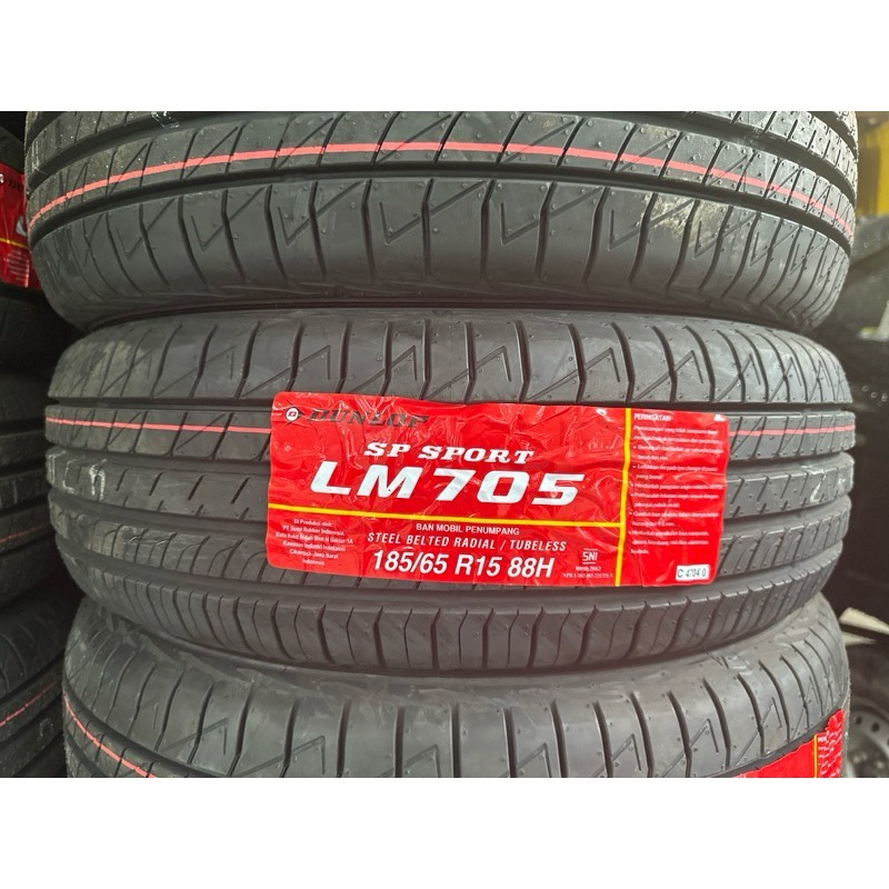 Dunlop SP Sport LM705 Ukuran 185/65 R15 - Ban Mobil Universal Freed Livina Ertiga Mobilio Avanza R15