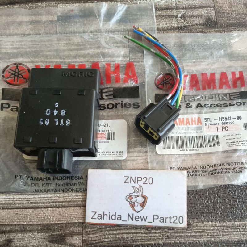 Cdi set soket cdi yamaha mio lama sporty smile soul karbu fino nuovo kode part(5TL)