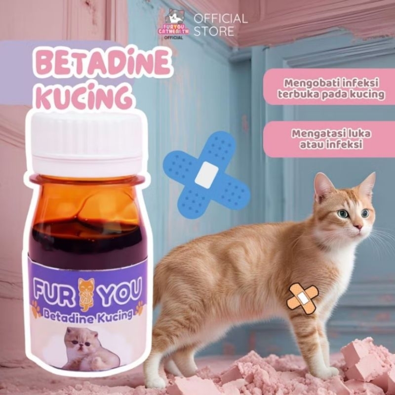 betadine kucing untuk luka