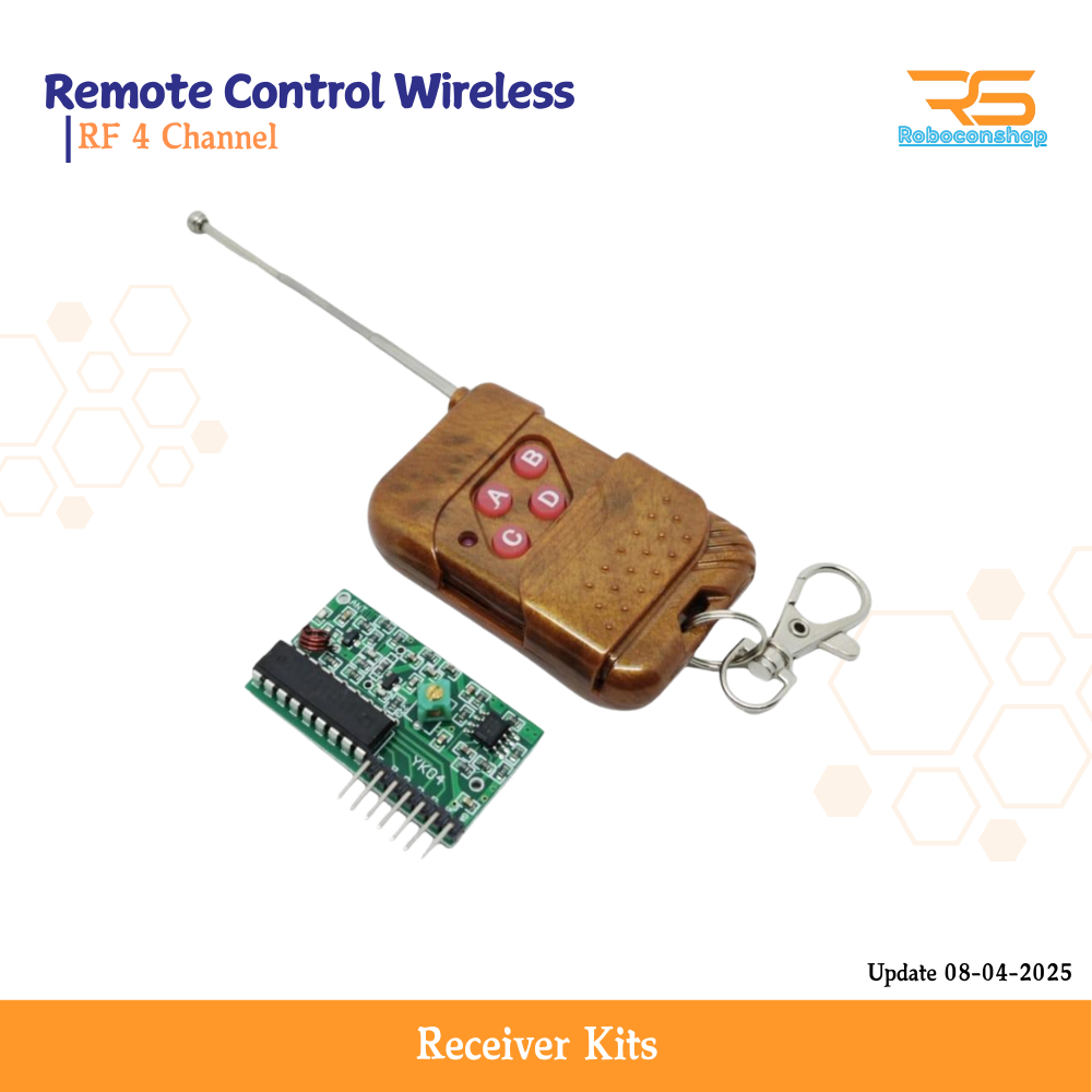 Remote Control Wireless RF 4 Channel Receiver Kits