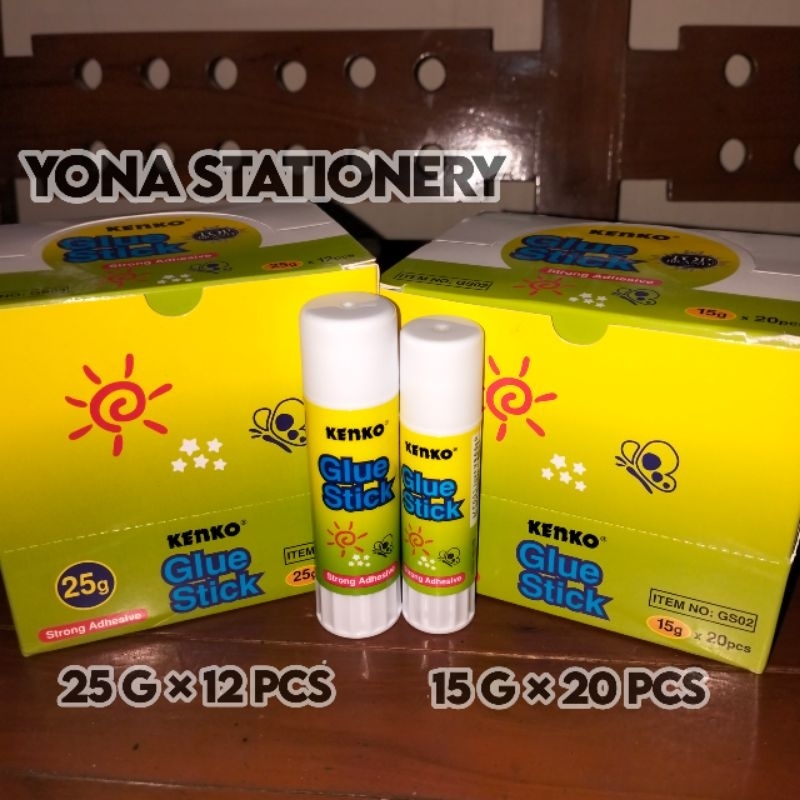 

Lem Kertas Kenko / Glue Stick Kenko Strong Adhesive 25 Gram (Isi 12 Pcs) Dan 15 Gram (Isi 20 Pcs)
