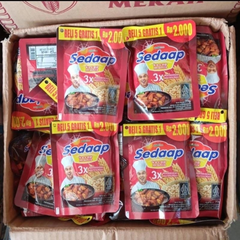 

Kecap sedaap 2000 1 dus isi 48 pcs