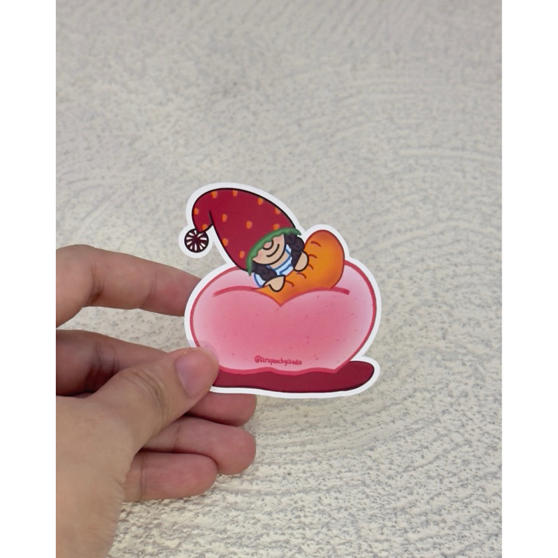 

sticker die cut signature - stropeachy studio