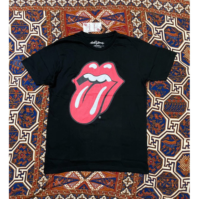 The Rolling Stones - Lips Logo (Tag The Rolling Stones, Size L)