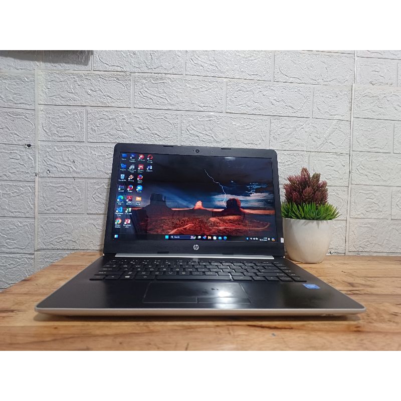 Laptop Second 2Jutaan.Laptop Hp 14-ck0xxx,Intel Celeron N4000,Ram 4Gb,Ssd 128Gb.Siap Pakai